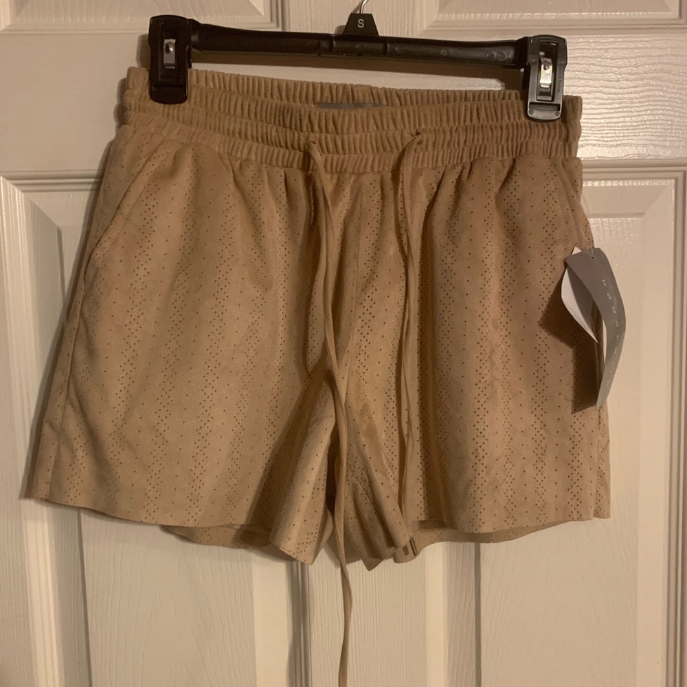 suede bagatelle shorts NWT